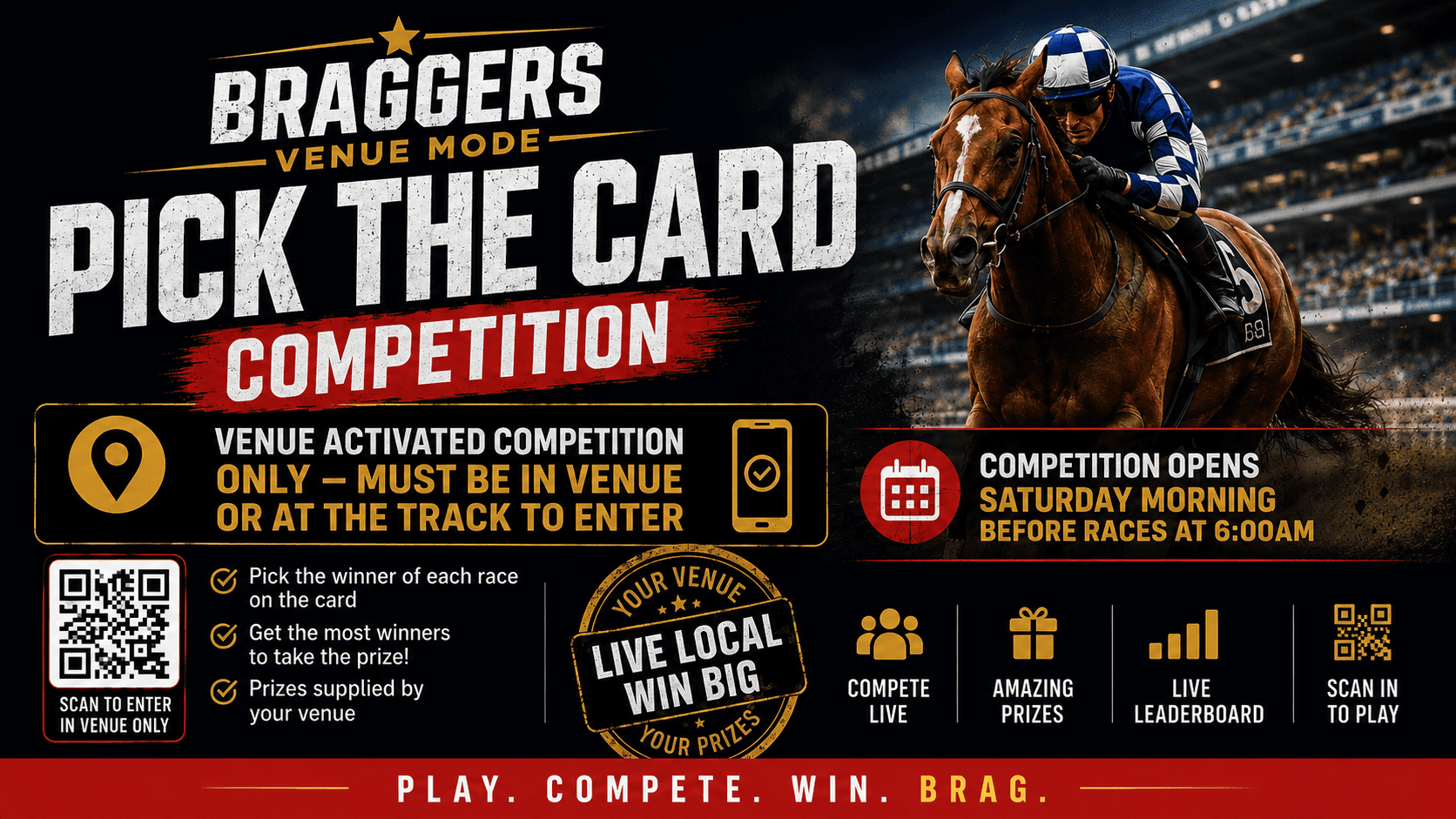 Bragger Pick the card